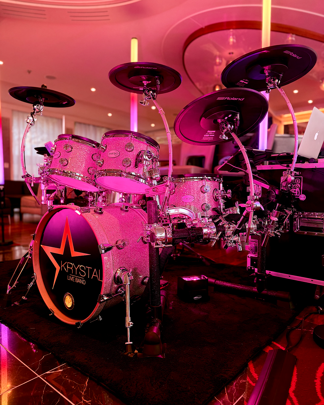 Krystal Live Band Drums